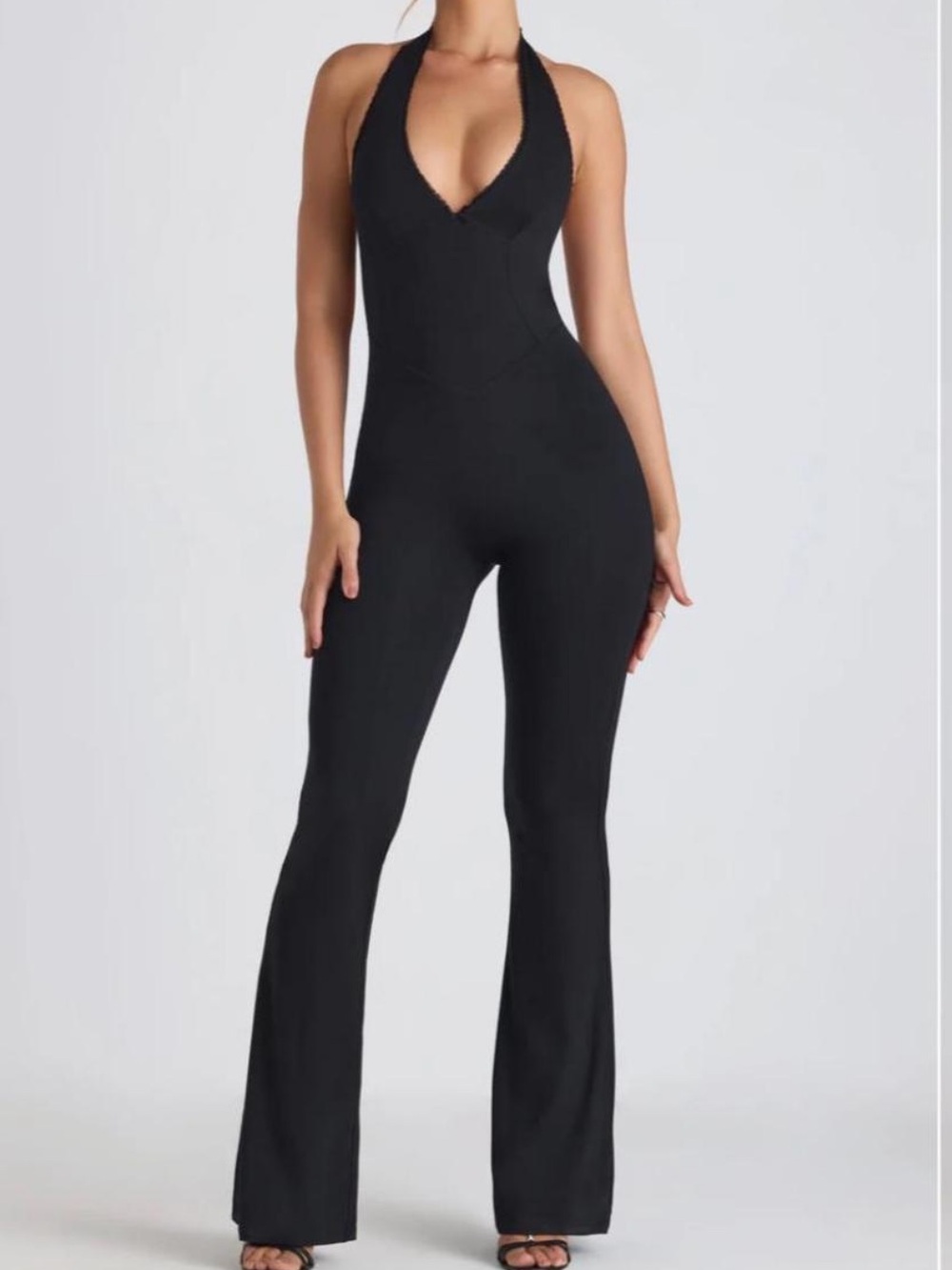 Oh Polly Black Jumpsuit
